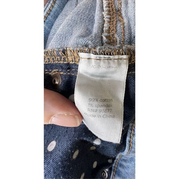 JCP Light Wash Mid-Rise Bermuda Denim Shorts - Picture 4 of 4